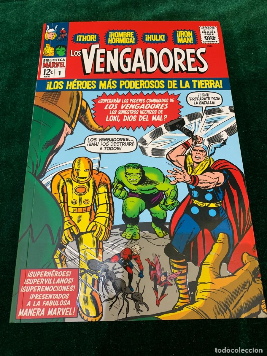 C&oacute;mics: COMICS; &laquo; LOS VENGADORES &raquo; LOTE BIBLIOTECA MARVEL N&Uacute;MEROS 1 AL 09 - Foto 2