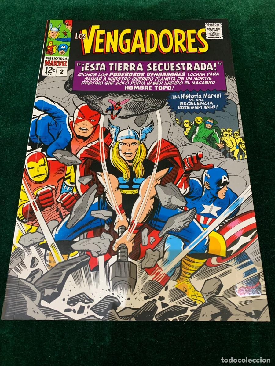 C&oacute;mics: COMICS; &laquo; LOS VENGADORES &raquo; LOTE BIBLIOTECA MARVEL N&Uacute;MEROS 1 AL 09 - Foto 3
