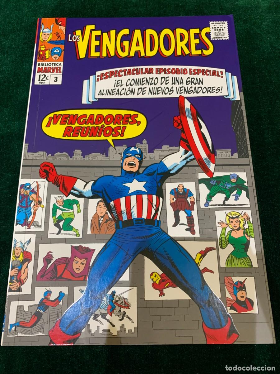 C&oacute;mics: COMICS; &laquo; LOS VENGADORES &raquo; LOTE BIBLIOTECA MARVEL N&Uacute;MEROS 1 AL 09 - Foto 4