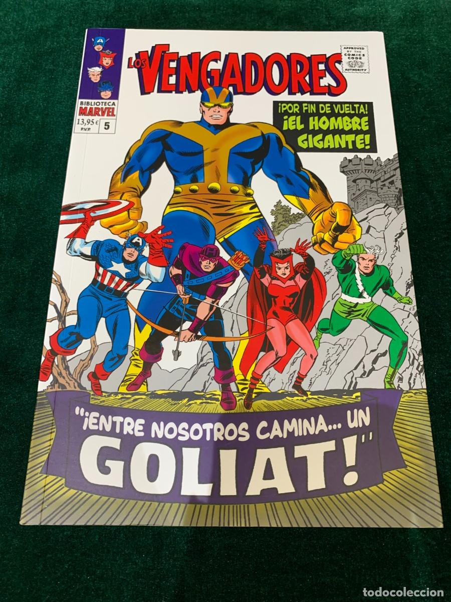 C&oacute;mics: COMICS; &laquo; LOS VENGADORES &raquo; LOTE BIBLIOTECA MARVEL N&Uacute;MEROS 1 AL 09 - Foto 6