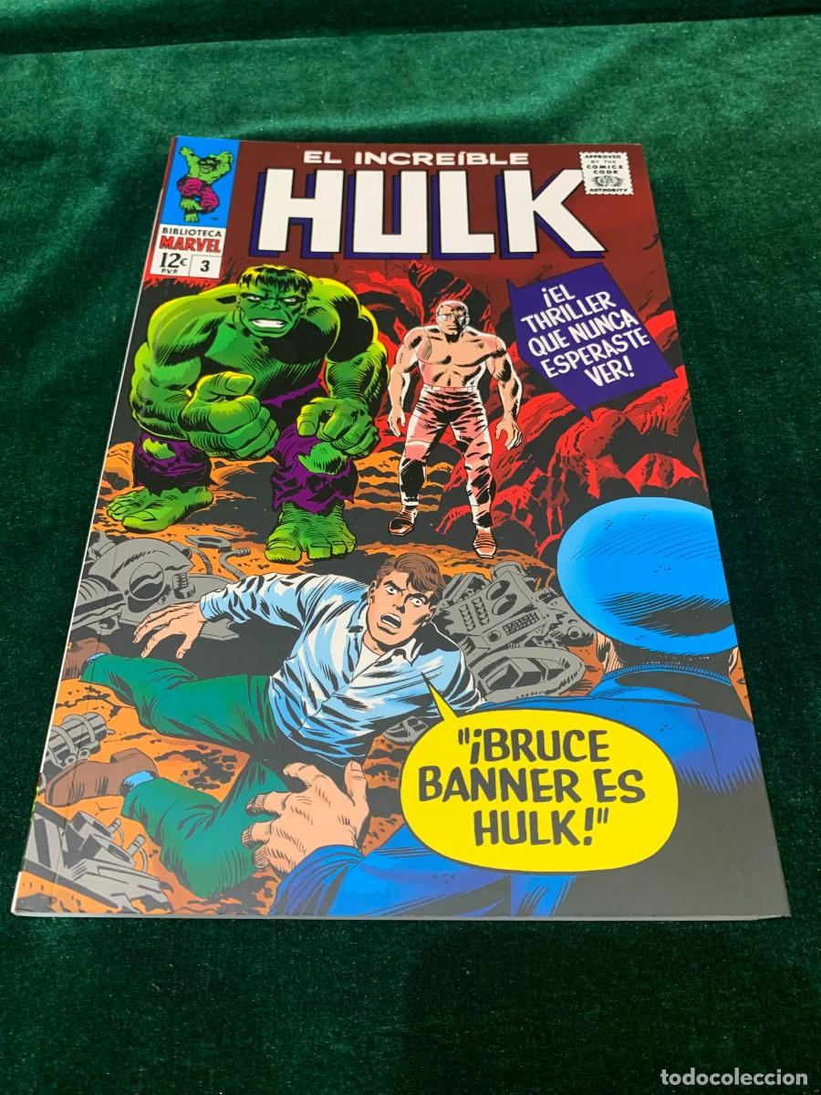 C&oacute;mics: COMICS; &laquo; HULK &raquo; LOTE BIBLIOTECA MARVEL N&Uacute;MEROS 1 AL 05 - Foto 3