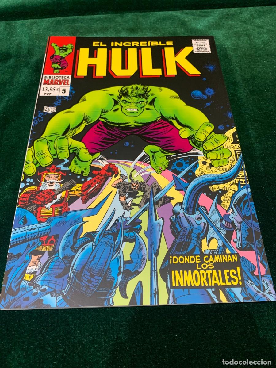 C&oacute;mics: COMICS; &laquo; HULK &raquo; LOTE BIBLIOTECA MARVEL N&Uacute;MEROS 1 AL 05 - Foto 5