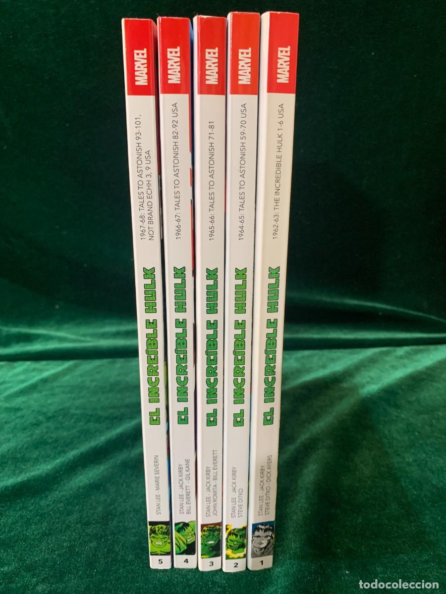 C&oacute;mics: COMICS; &laquo; HULK &raquo; LOTE BIBLIOTECA MARVEL N&Uacute;MEROS 1 AL 05 - Foto 6