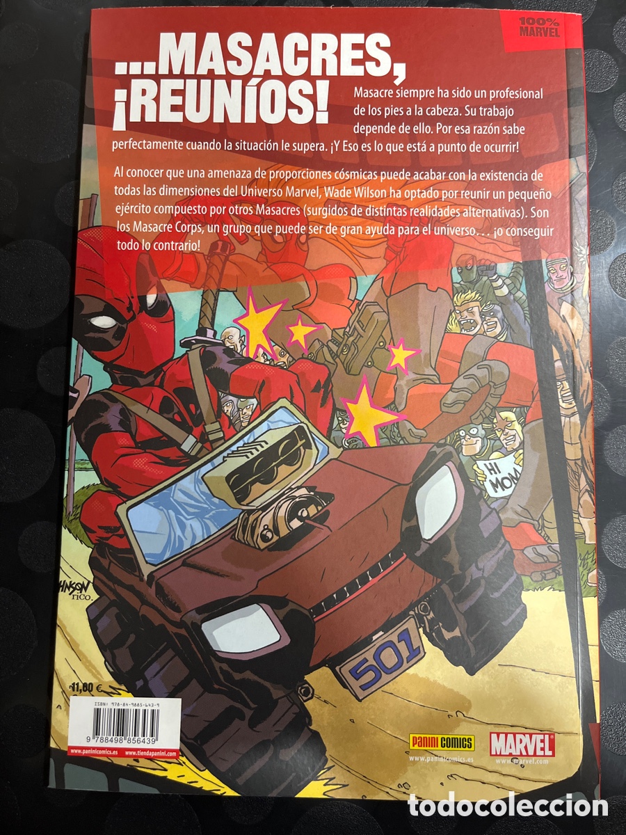 C&oacute;mics: MASACRE CORPS : R&Eacute;UNION COLECCI&Oacute;N 100% MARVEL ( 2011 ) - Foto 2