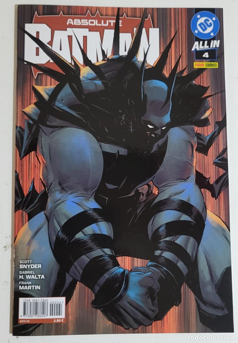 C&oacute;mics: ABSOLUTE BATMAN N&ordm; 4 / SCOTT SNIDER - NICK DRAGOTTA / ALL IN - -DC - PANINI - Foto 1