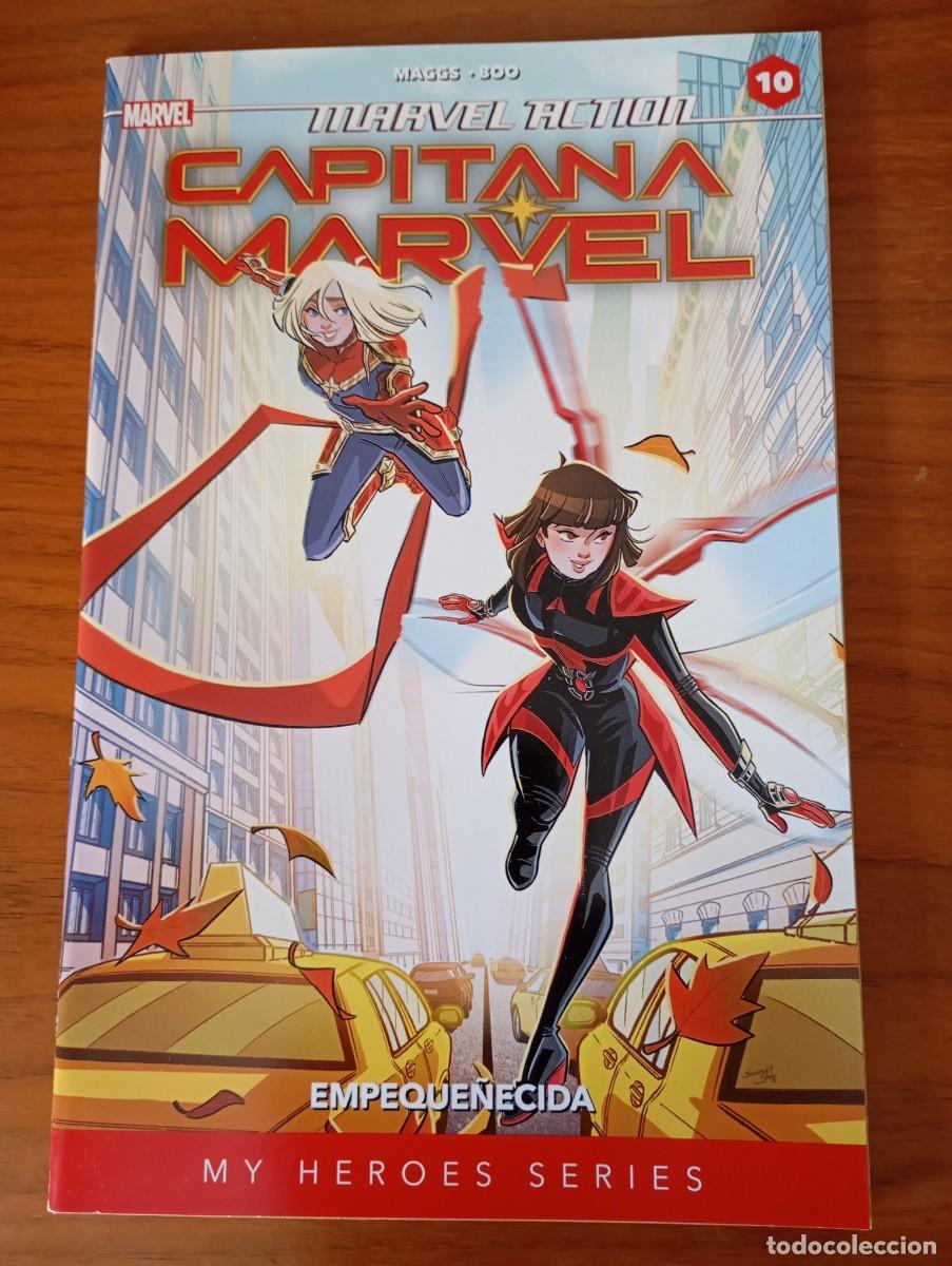 C&oacute;mics: CAPITANA MARVEL. NUM 10. EMPEQUE&Ntilde;ECIDA. MY HEROES SERIES. MARVEL. PANINI. - Foto 1
