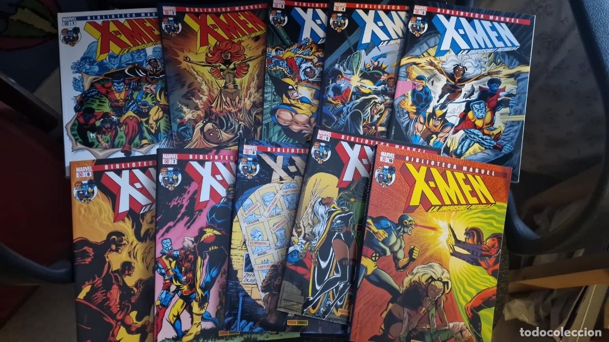C&oacute;mics: BIBLIOTECA MARVEL X-MEN LOTE 10 PRIMEROS TOMOS - PANINI - Foto 1