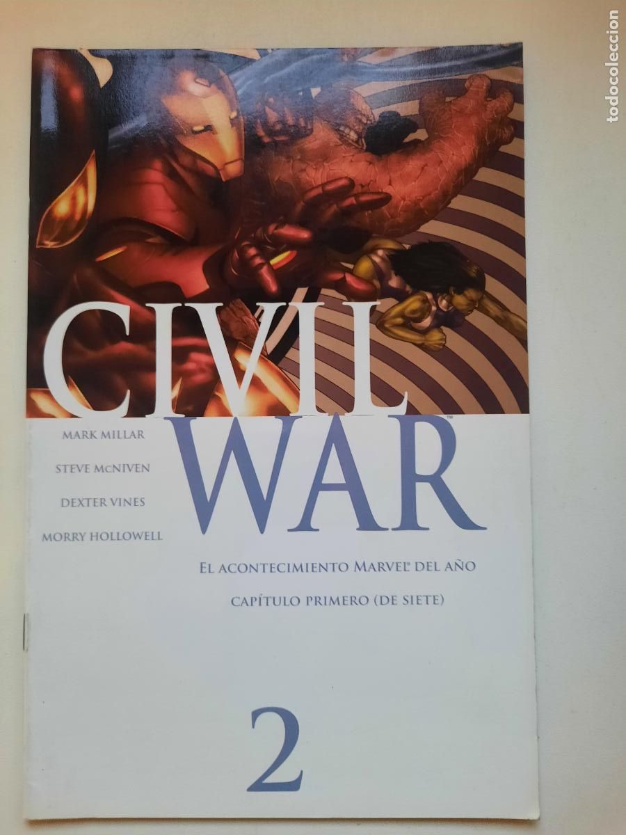 C&oacute;mics: CIVIL WAR N&ordm; 2 - ED. PANINI - Foto 1