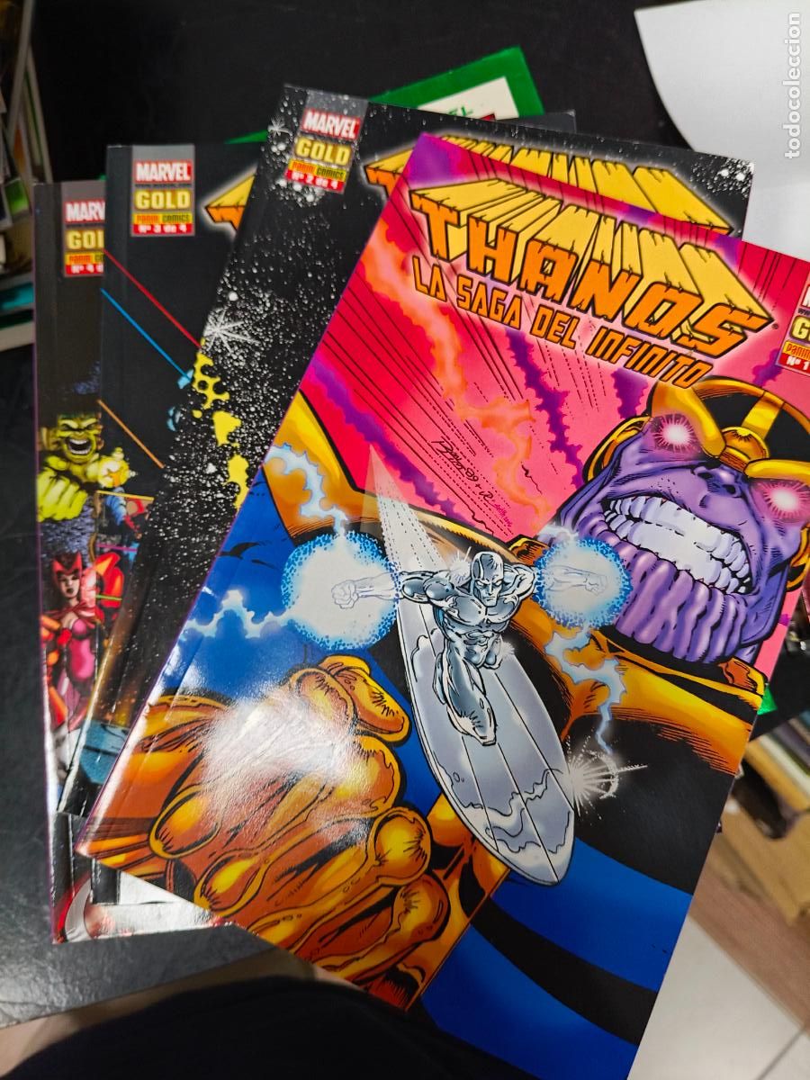 C&oacute;mics: THANOS LA SAGA DEL INFINITO 1 AL 4 COMPLETA infinity WAR - Foto 1