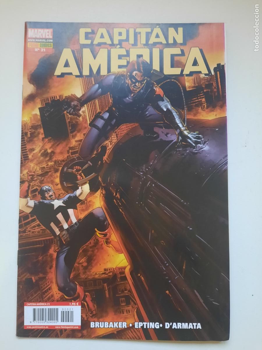C&oacute;mics: CAPIT&Aacute;N AM&Eacute;RICA N&ordm; 21 - ED. PANINI - Foto 1