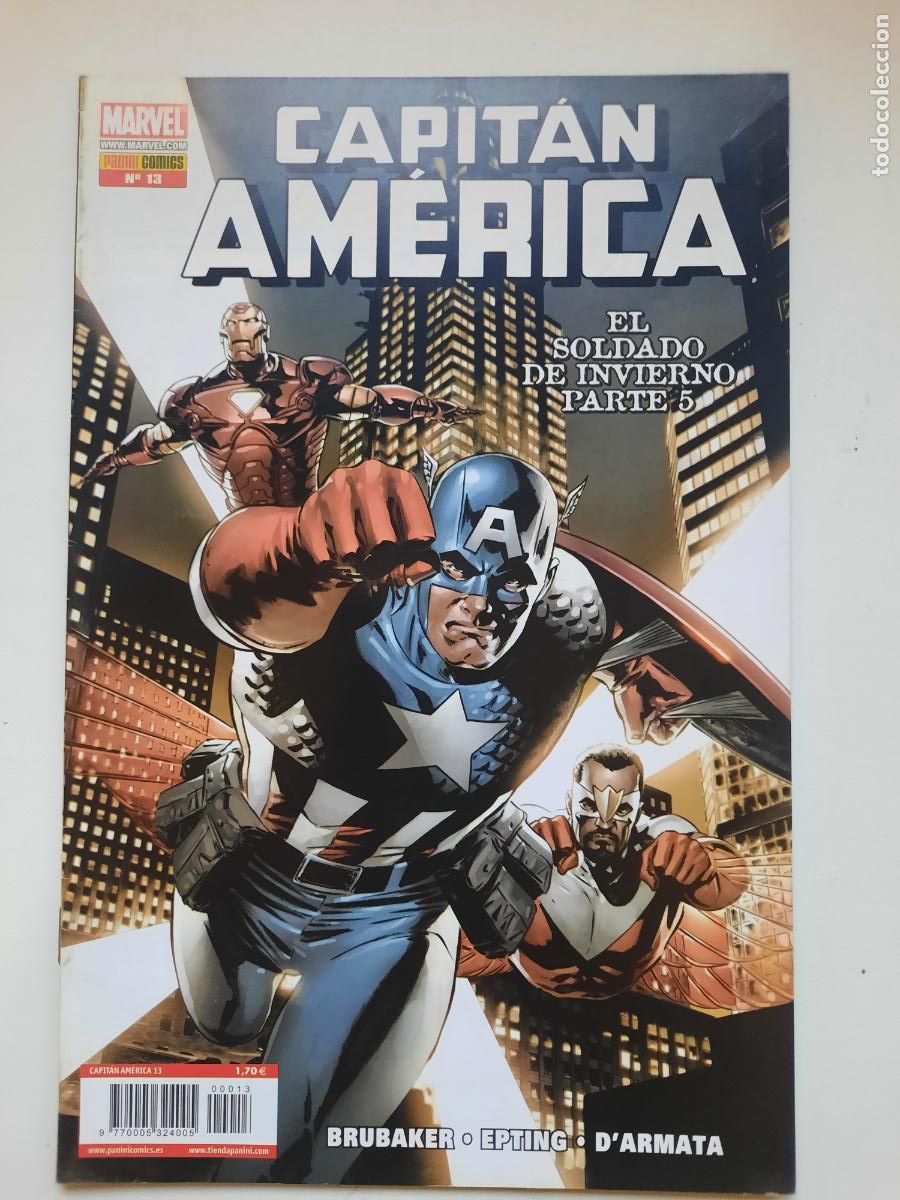 C&oacute;mics: CAPIT&Aacute;N AM&Eacute;RICA N&ordm; 13 - ED. PANINI - Foto 1