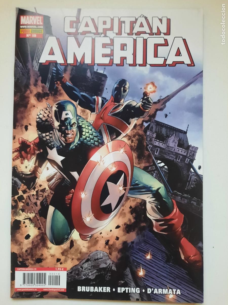C&oacute;mics: CAPIT&Aacute;N AM&Eacute;RICA N&ordm; 19 -ED. PANINI - Foto 1