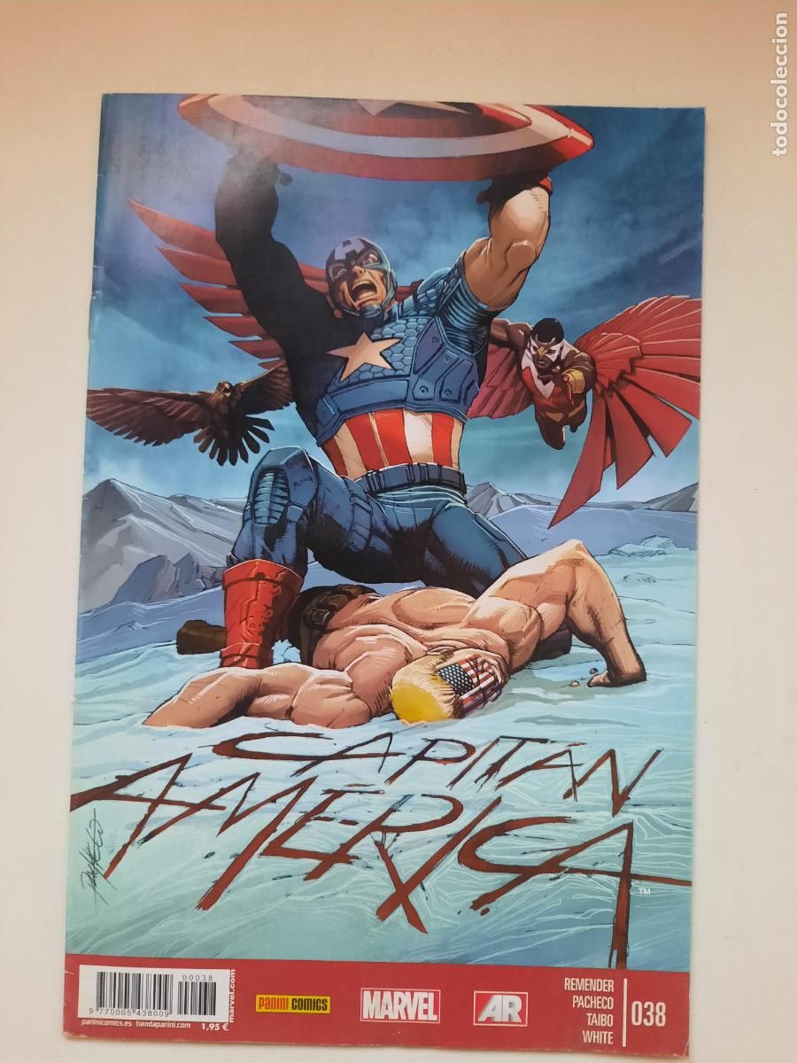 C&oacute;mics: CAPIT&Aacute;N AM&Eacute;RICA N&ordm; 38 - ED. PANINI - Foto 1