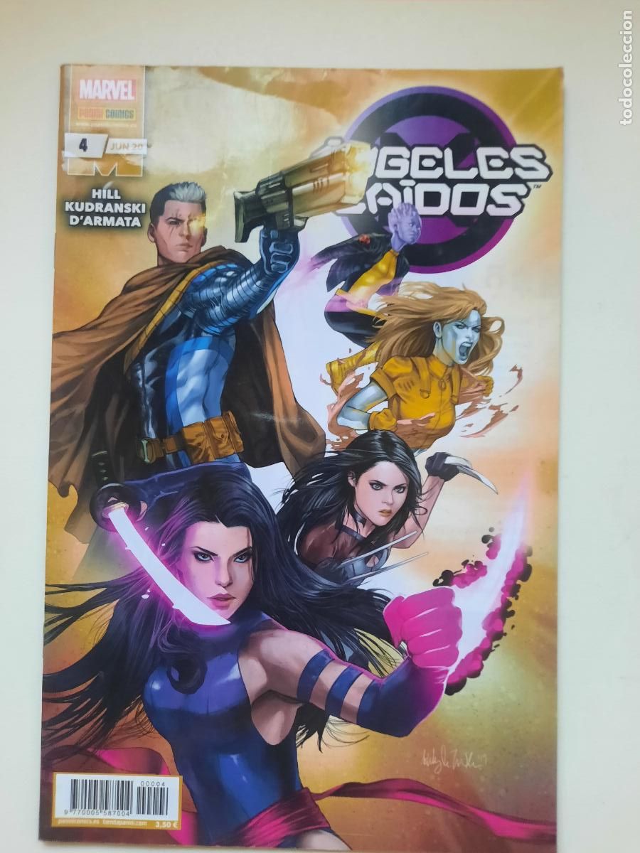 C&oacute;mics: &Aacute;NGELES CA&Iacute;DOS N&ordm; 4 - ED. PANINI - Foto 1