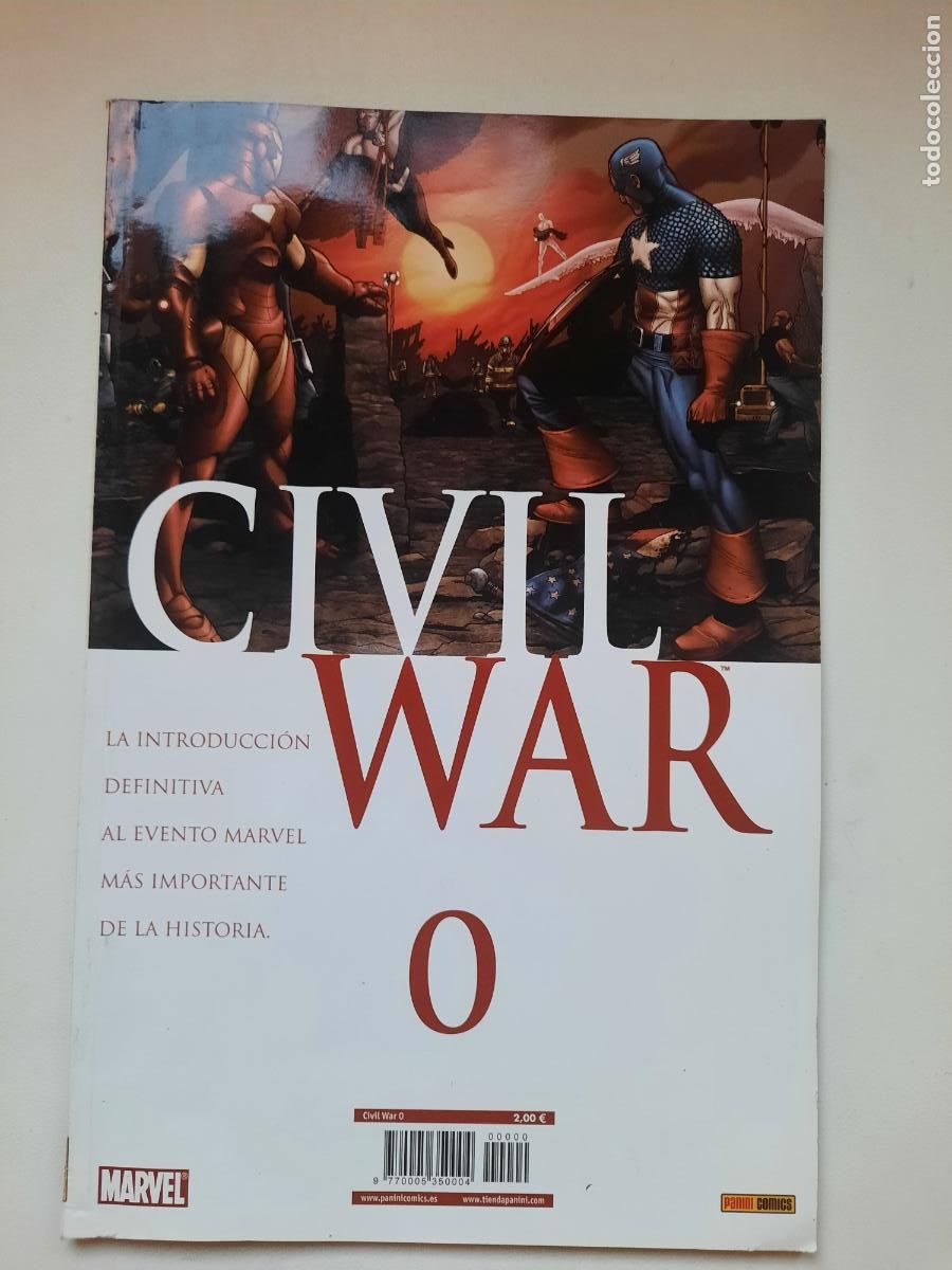 C&oacute;mics: CIVIL WAR N&ordm; 0 - ED. PANINI - Foto 1