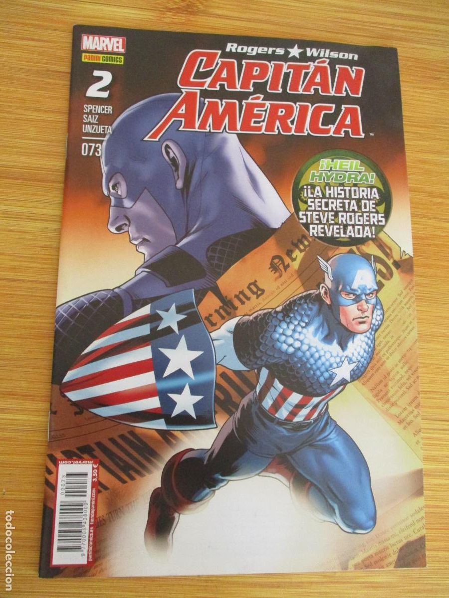 C&oacute;mics: MARVEL- CAPIT&Aacute;N AM&Eacute;RICA, N&ordm;. 73- PANINI - Foto 1