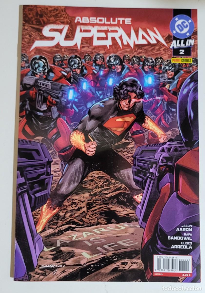 C&oacute;mics: ABSOLUTE SUPERMAN N&ordm; 2 - JASON AARON - RAFA SANDOVAL / ALL IN DC - PANINI - Foto 1