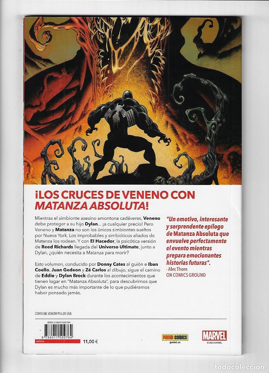 C&oacute;mics: Panini. Marvel premiere. Veneno. Matanza absoluta. Los cruces. - Foto 2
