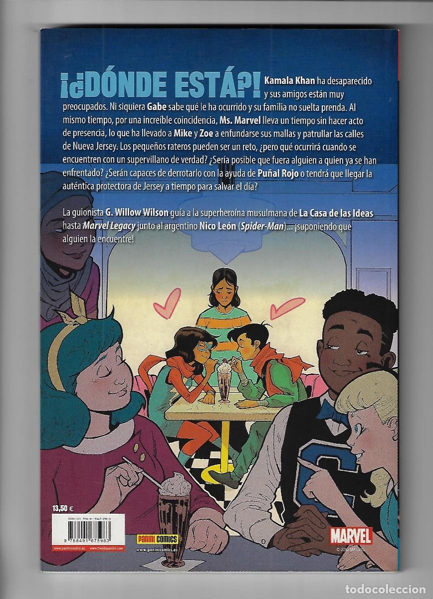 C&oacute;mics: Panini. Colecci&oacute;n 100% Marvel. Ms Marvel. Yerma adolescencia. Wilson. Le&oacute;n. Herring. - Foto 2