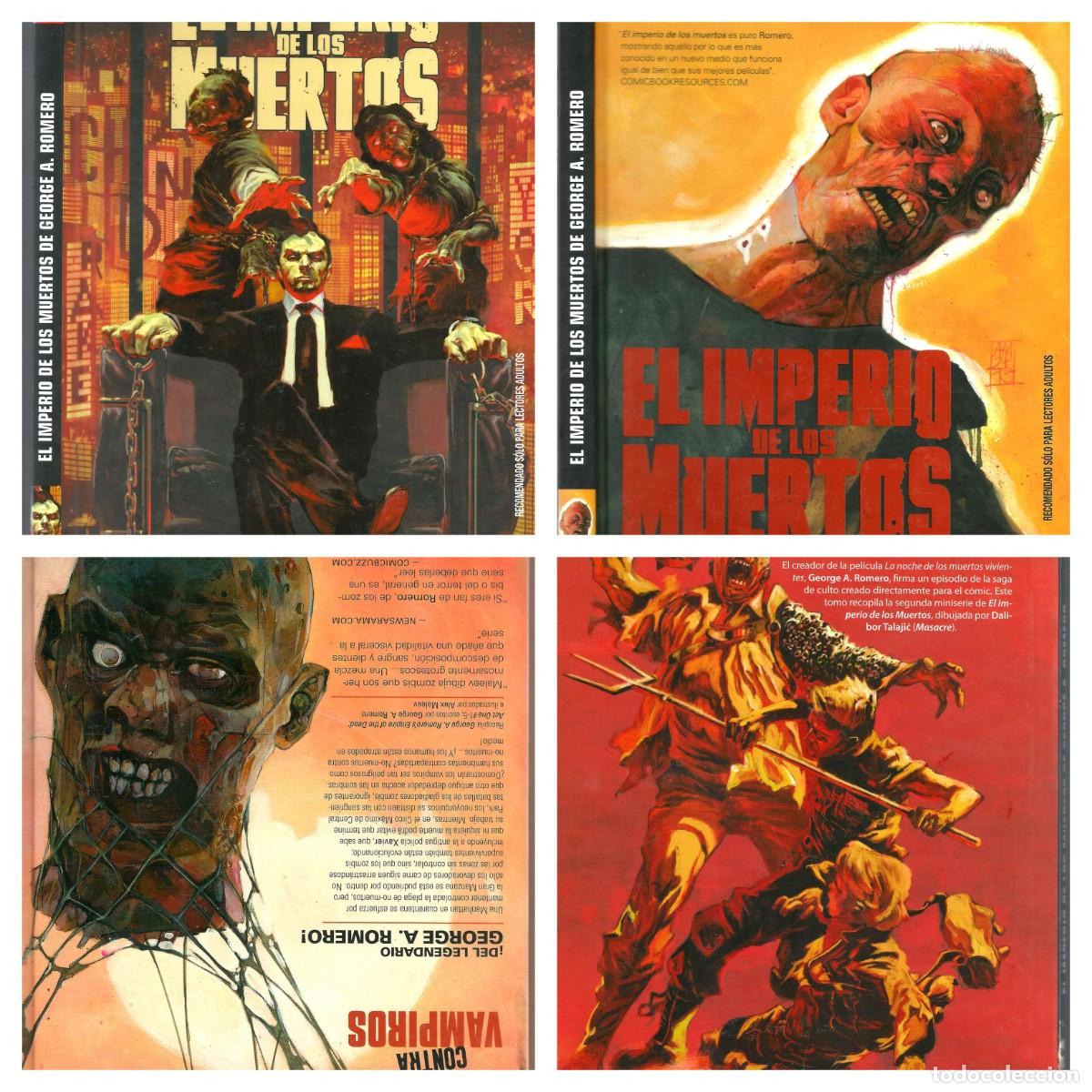 C&oacute;mics: EL IMPERIO DE LOS MUERTOS 1 Y 2 MARVEL PANINI DALIBOR TALAJIC COMIC - Foto 1