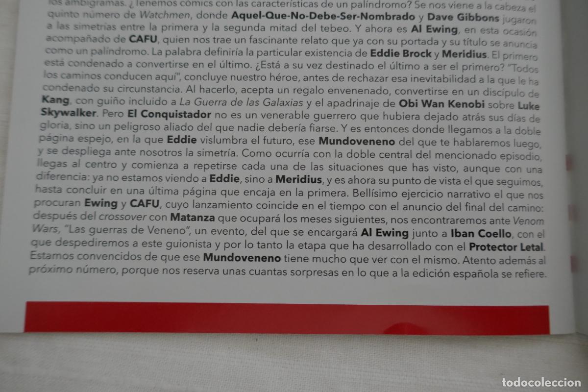 C&oacute;mics: VENENO 27 / 75 - AL EWING - CAFU / MARVEL - PANINI - Foto 16