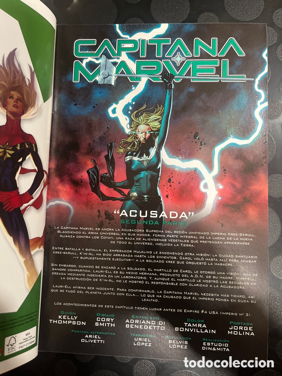 C&oacute;mics: CAPITANA MARVEL N.16 IMPERIO ( 2019/2021 ) - Foto 3