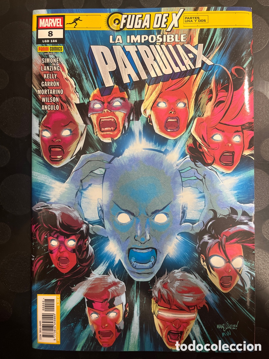C&oacute;mics: LA IMPOSIBLE PATRULLA X N.166 / 8 FUGA DE X ( 2020/&hellip; )