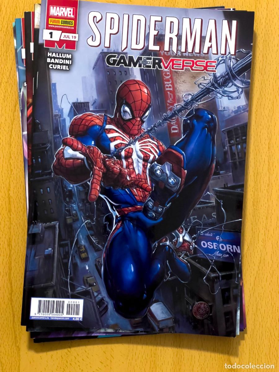 C&oacute;mics: PACK COMPLETO &ndash; Spiderman Gamerverse (9 grapas) - Foto 1