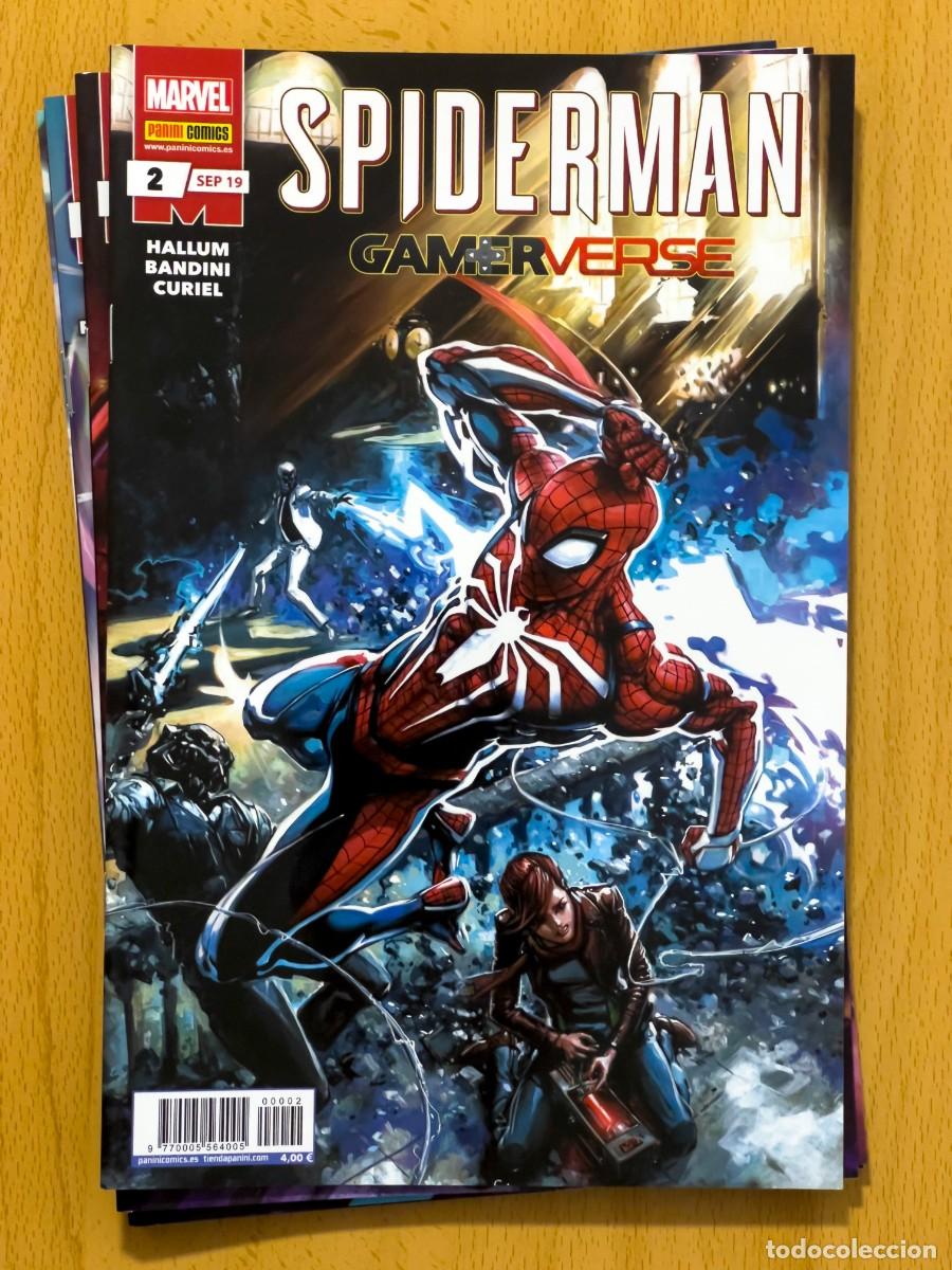 C&oacute;mics: PACK COMPLETO &ndash; Spiderman Gamerverse (9 grapas) - Foto 2