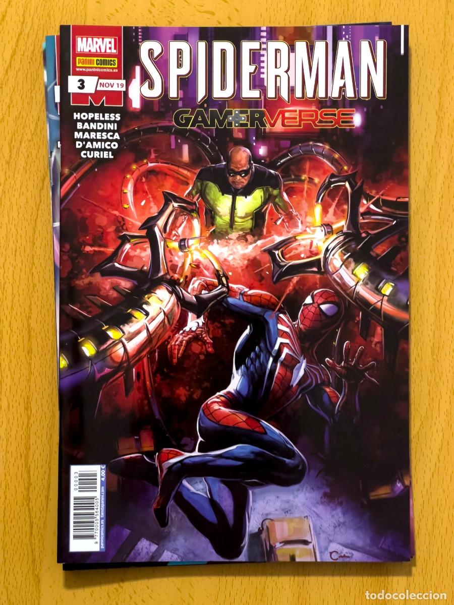 C&oacute;mics: PACK COMPLETO &ndash; Spiderman Gamerverse (9 grapas) - Foto 3