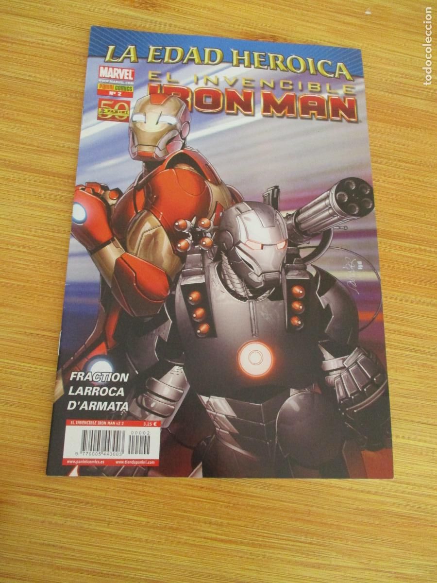 C&oacute;mics: MARVEL- EL INVENCIBLE IRON MAN -N&ordm;-2- LA EDAD HER&Oacute;ICA-PANINI - Foto 1