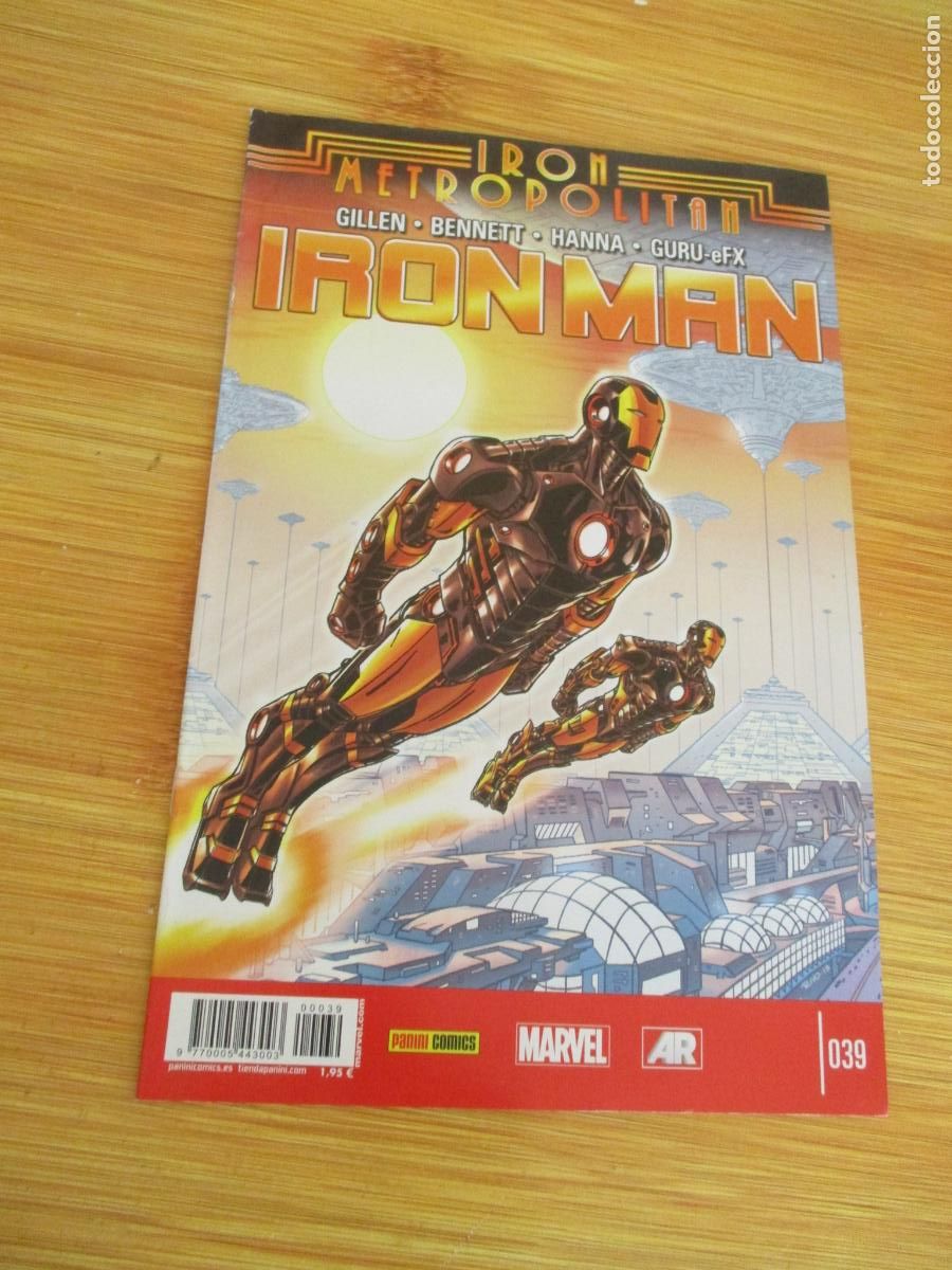 C&oacute;mics: MARVEL- IRON METROPOLITAN- IRON MAN -N&ordm;-39- -PANINI - Foto 1