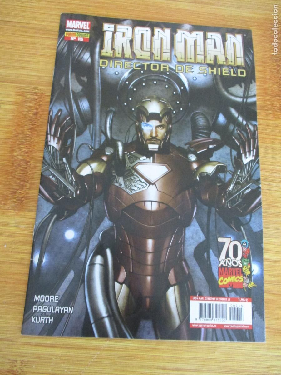 C&oacute;mics: MARVEL- IRON MAN, DIRECTOR DE SHIELD -N&ordm;-15- -PANINI - Foto 1