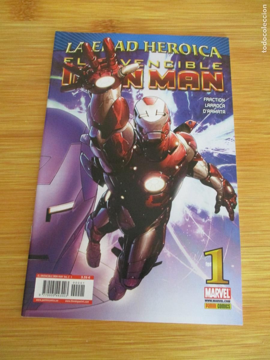C&oacute;mics: MARVEL-EL INVENCIBLE IRON MAN -N&ordm;-1- LA EDAD HER&Oacute;ICA-PANINI - Foto 1