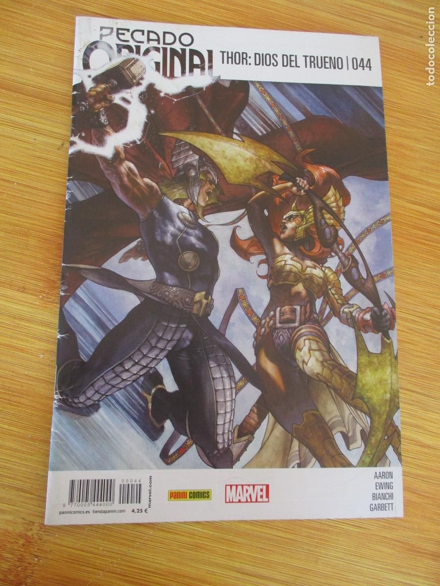 C&oacute;mics: MARVEL- PECADO ORIGINAL- THOR: DIOS DEL TRUENO-N&ordm;. 44- PANINI - Foto 1