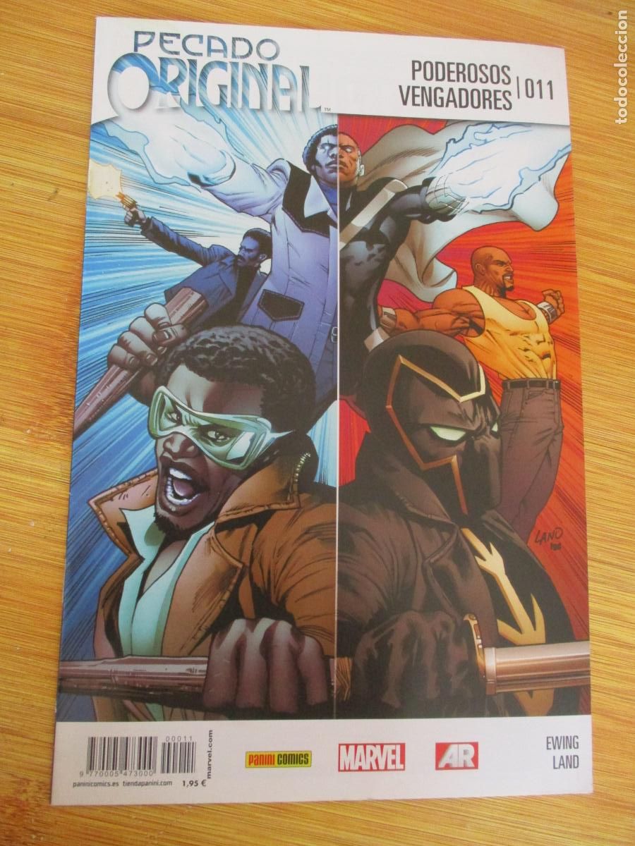 C&oacute;mics: MARVEL- PECADO ORIGINAL- PODEROSOS VENGADORES-N&ordm;.11- PANINI - Foto 1