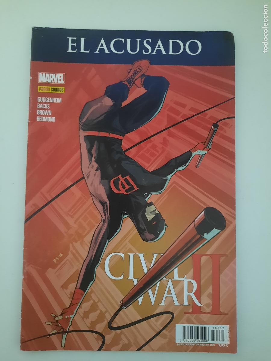 C&oacute;mics: CIVIL WAR II - EL ACUSADO - ED. PANINI - Foto 1