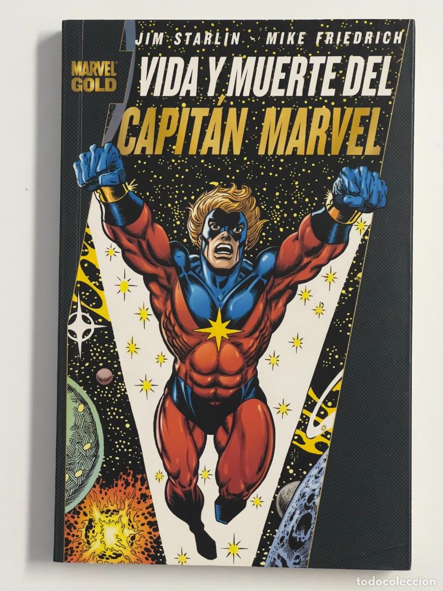 C&oacute;mics: Pack completo: Capit&aacute;n Marvel + Warlock &ndash; Marvel Gold (7 tomos r&uacute;stica) - Foto 1