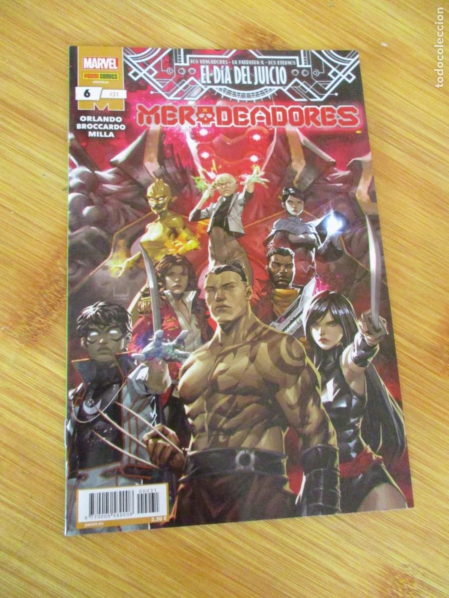 C&oacute;mics: MARVEL- EL D&Iacute;A DEL JUICIO-MERODEADORES- N&ordm;.6/31 PANINI - Foto 1