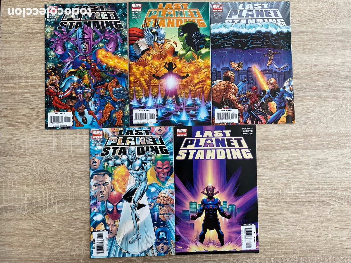 C&oacute;mics: Last Planet Standing 1-5 Complete Set USA Marvel MC2 - Foto 2