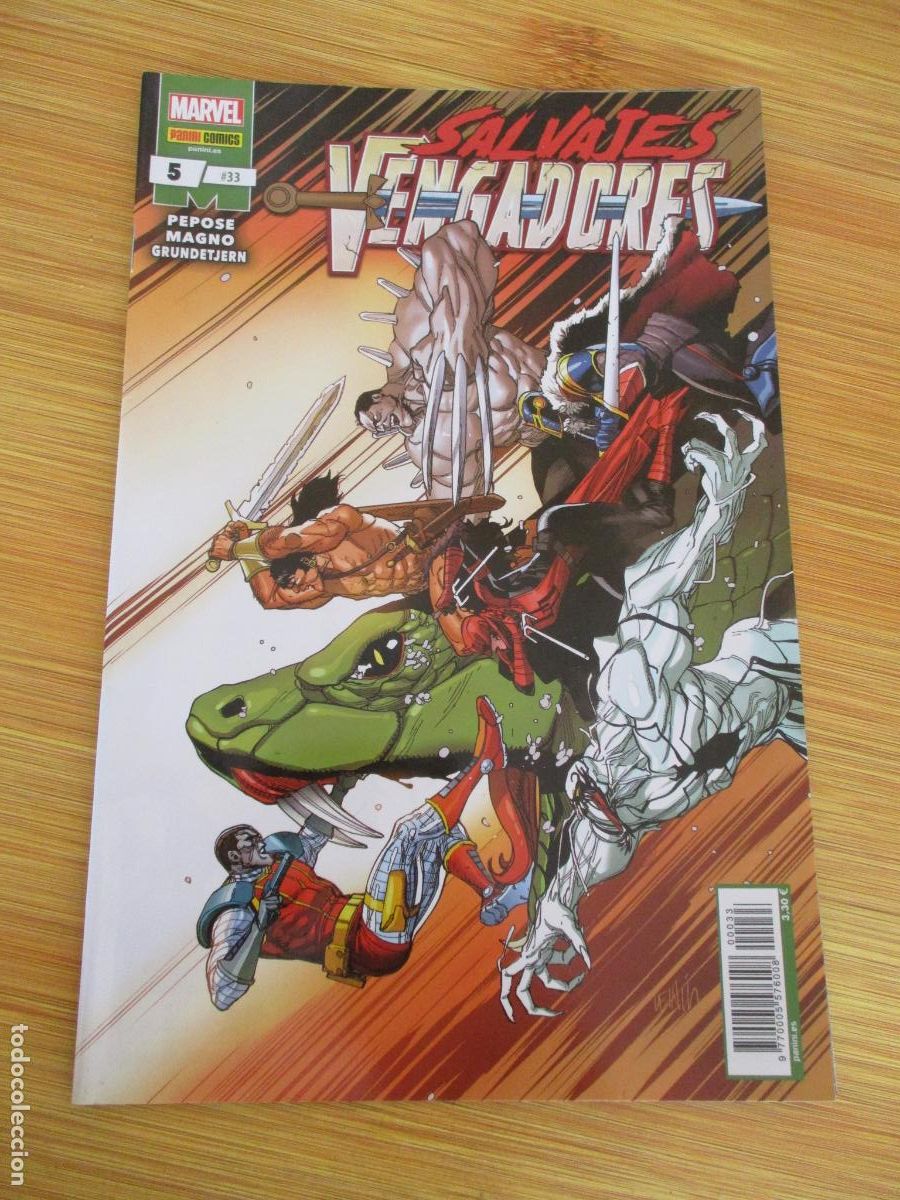 C&oacute;mics: MARVEL- SALVAJE VENGADORES - N&ordm; 5/33--PANINI, - Foto 1