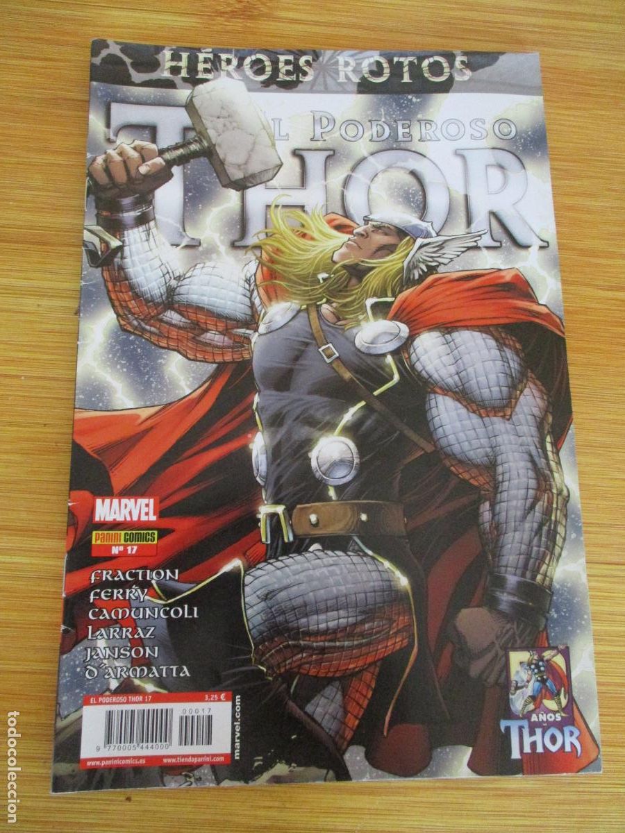 C&oacute;mics: MARVEL - H&Eacute;ROES ROTOS-EL PODEROSO THOR, N&ordm;. 17--PANINI- - Foto 1