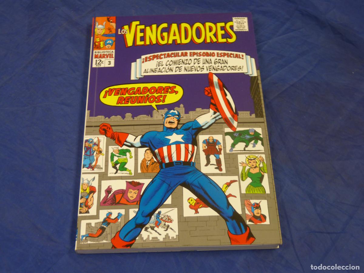 C&oacute;mics: Marvel Biblioteca Marvel Los Vengadores #3 Panini OREFSLL - Foto 1