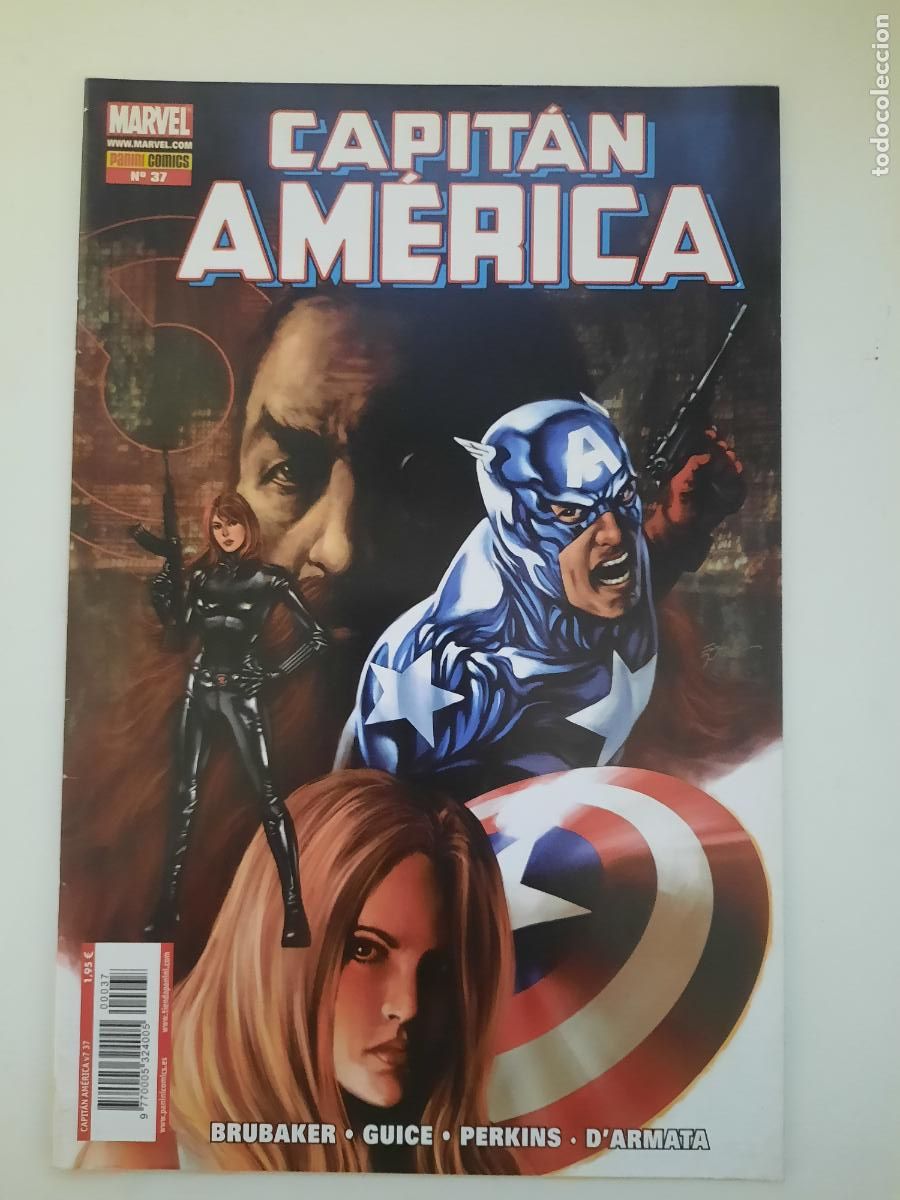 C&oacute;mics: CAPIT&Aacute;N AM&Eacute;RICA N&ordm; 37 - ED. PANINI - Foto 1