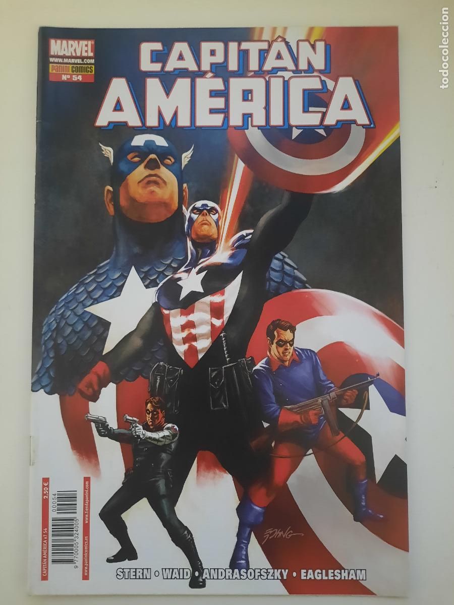 C&oacute;mics: CAPIT&Aacute;N AM&Eacute;RICA N&ordm; 54 - ED. PANINI - Foto 1