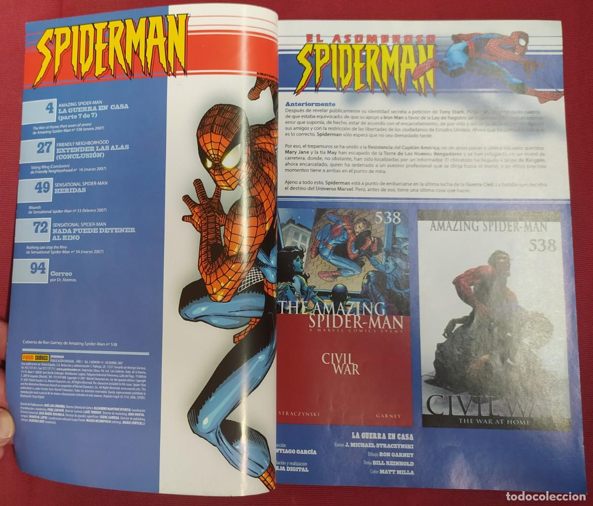 C&oacute;mics: Spiderman 14 panini: civil war 2007 - Foto 2