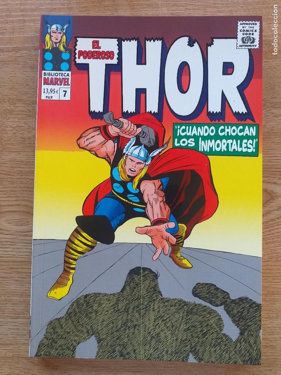 C&oacute;mics: BIBLIOTECA MARVEL - N&ordm; 47 - El Poderoso Thor N&ordm; 7 1964-65 - PANINI - Foto 1