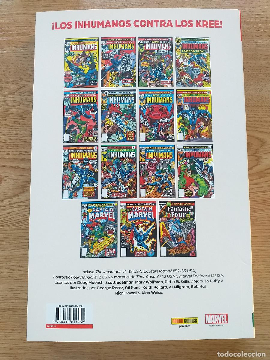 C&oacute;mics: MARVEL LIMITED EDITION TPB - LOS INHUMANOS - N&ordm; 2 1975-77 - PANINI - Foto 2