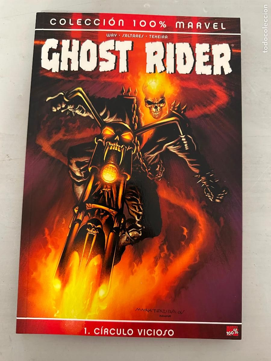 C&oacute;mics: Panini. Colecci&oacute;n 100% Marvel. Ghost Rider. 1. Circulo vicioso. - Foto 1