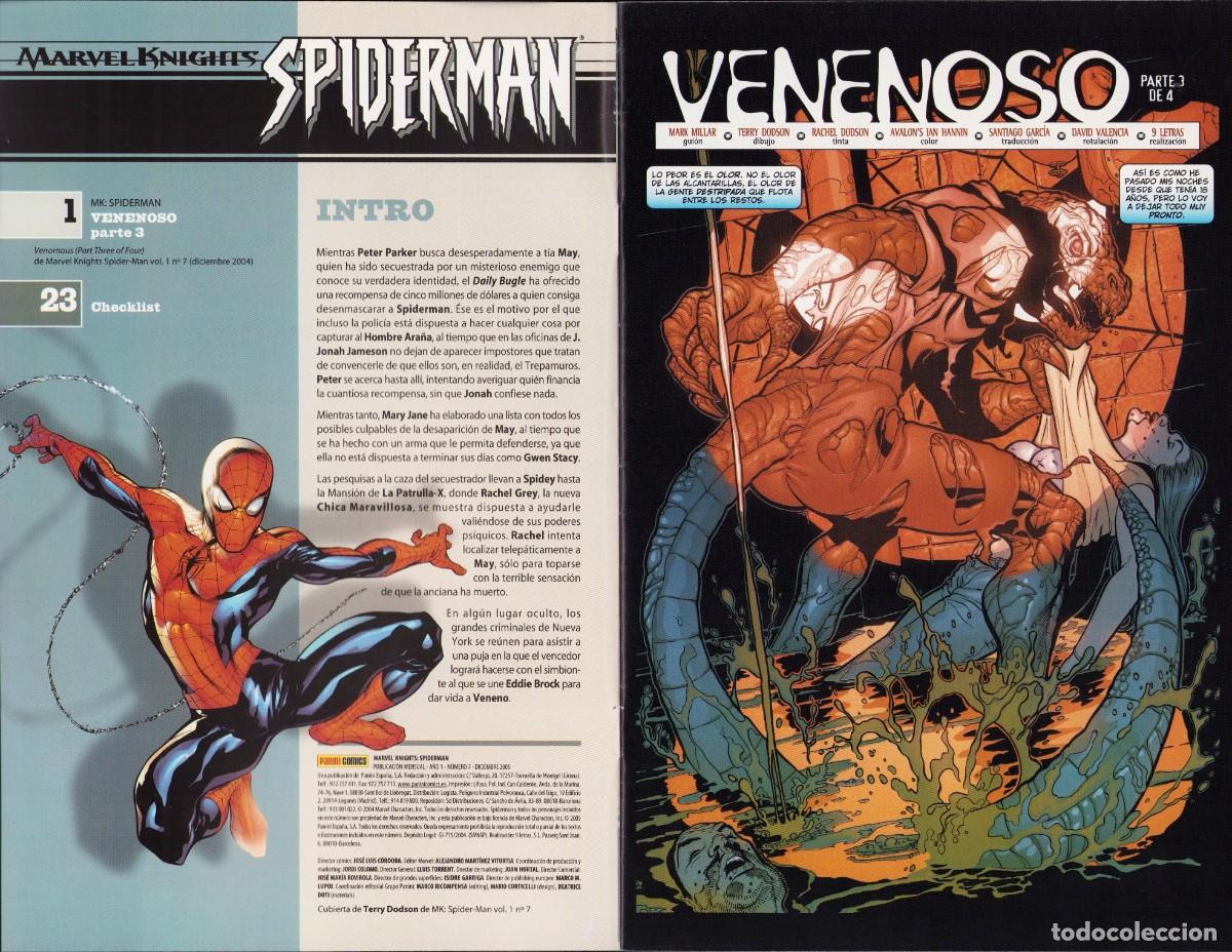 C&oacute;mics: Marvel Knights Spiderman N&ordm; 7 Panini Comics 2005 - Foto 2
